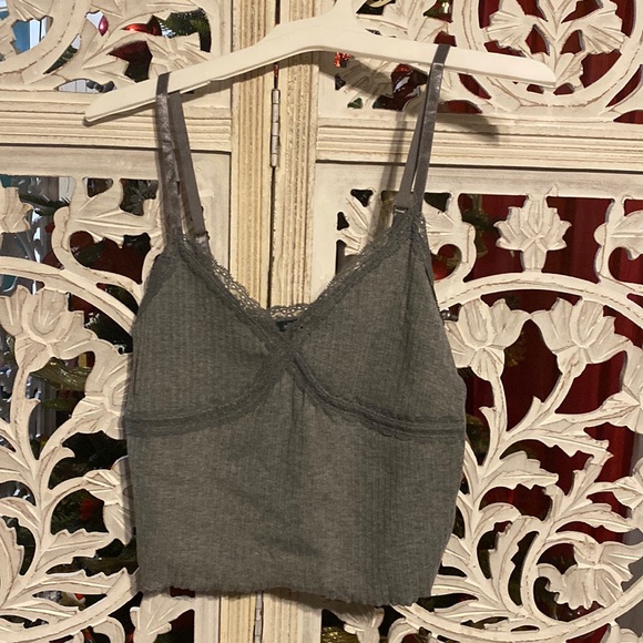 Crop grey tank top from target - Picture 1 of 3